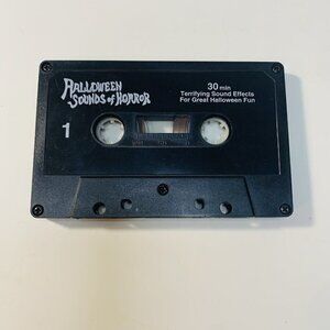 Halloween Sounds Of Horror‎ Cassette Tape vintage terrifying sound effects fun